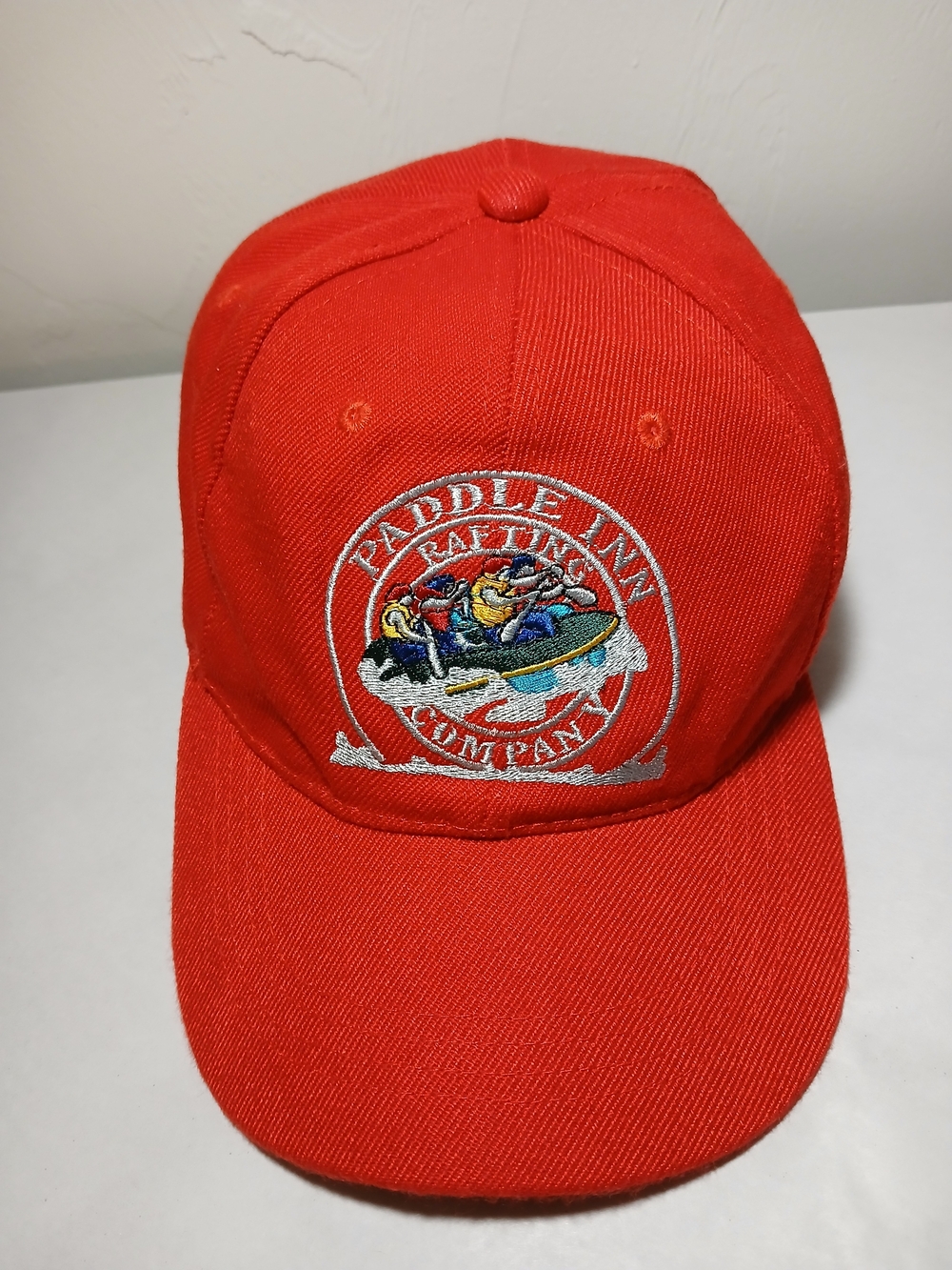Vintage Paddle Inn Rafting Co. Souvenir Red Adjustable Baseball Cap